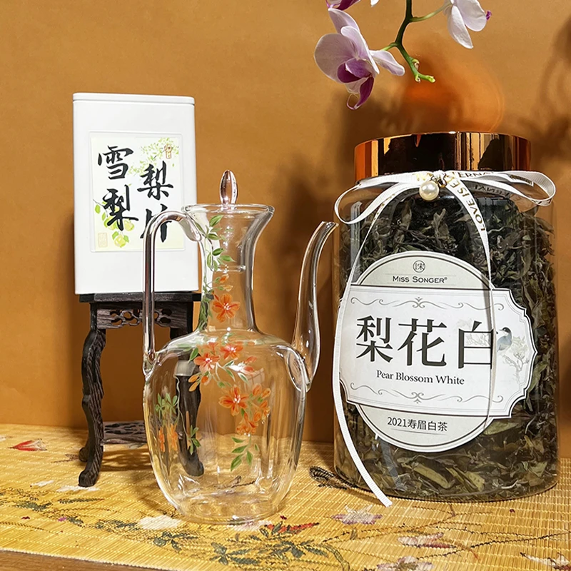 梨花白 (2021寿眉白茶)120克*2 雪梨 梨片100克 围炉煮茶 Y9