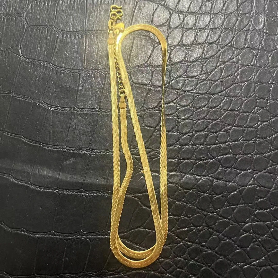 链子足银 收藏级轻奢时尚气质简约精致项链f102301