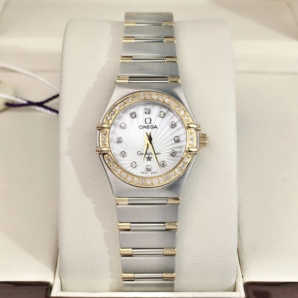 95新 妃鱼 欧米茄/石英表/表径22.5/95新/S99230623041/240201DSC