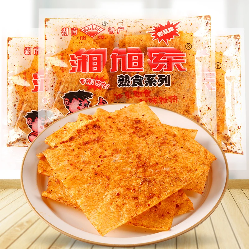 湘旭东麻辣片休闲解馋小时候怀旧8090后手工辣条网红辣片零食小吃