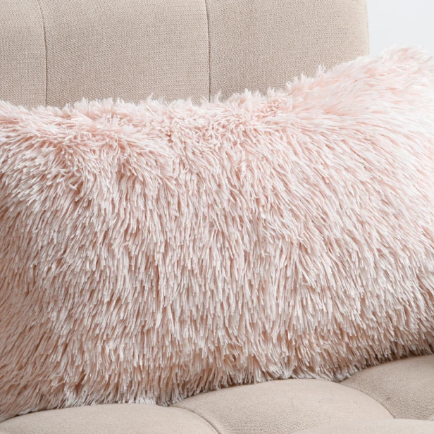 孔雀绒背印枕头30*50【哎呦家16873】含芯1只装