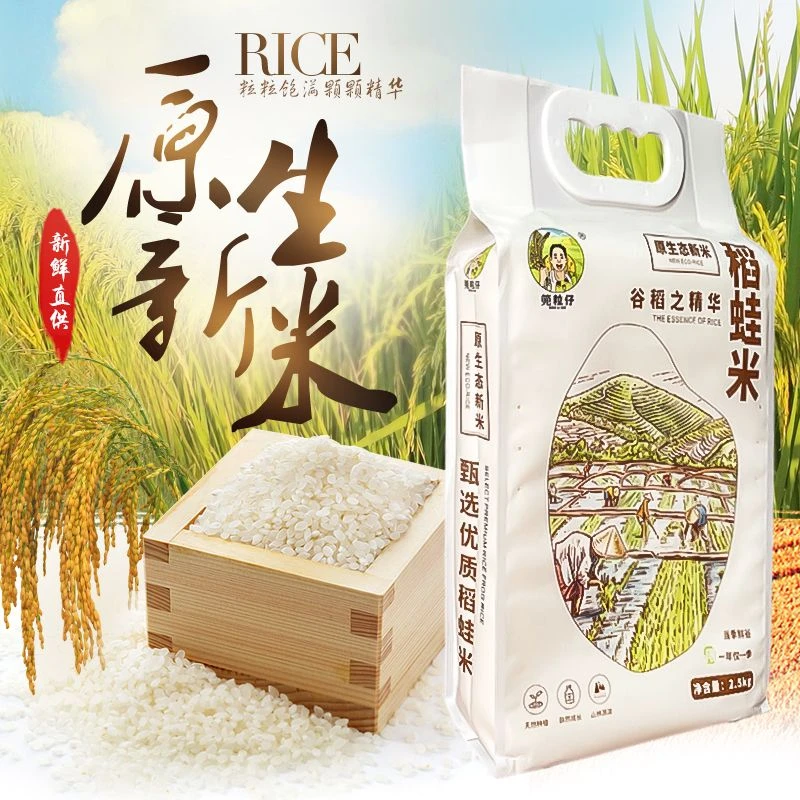 2024稻蛙米新米生态种植稻蛙米当季新米