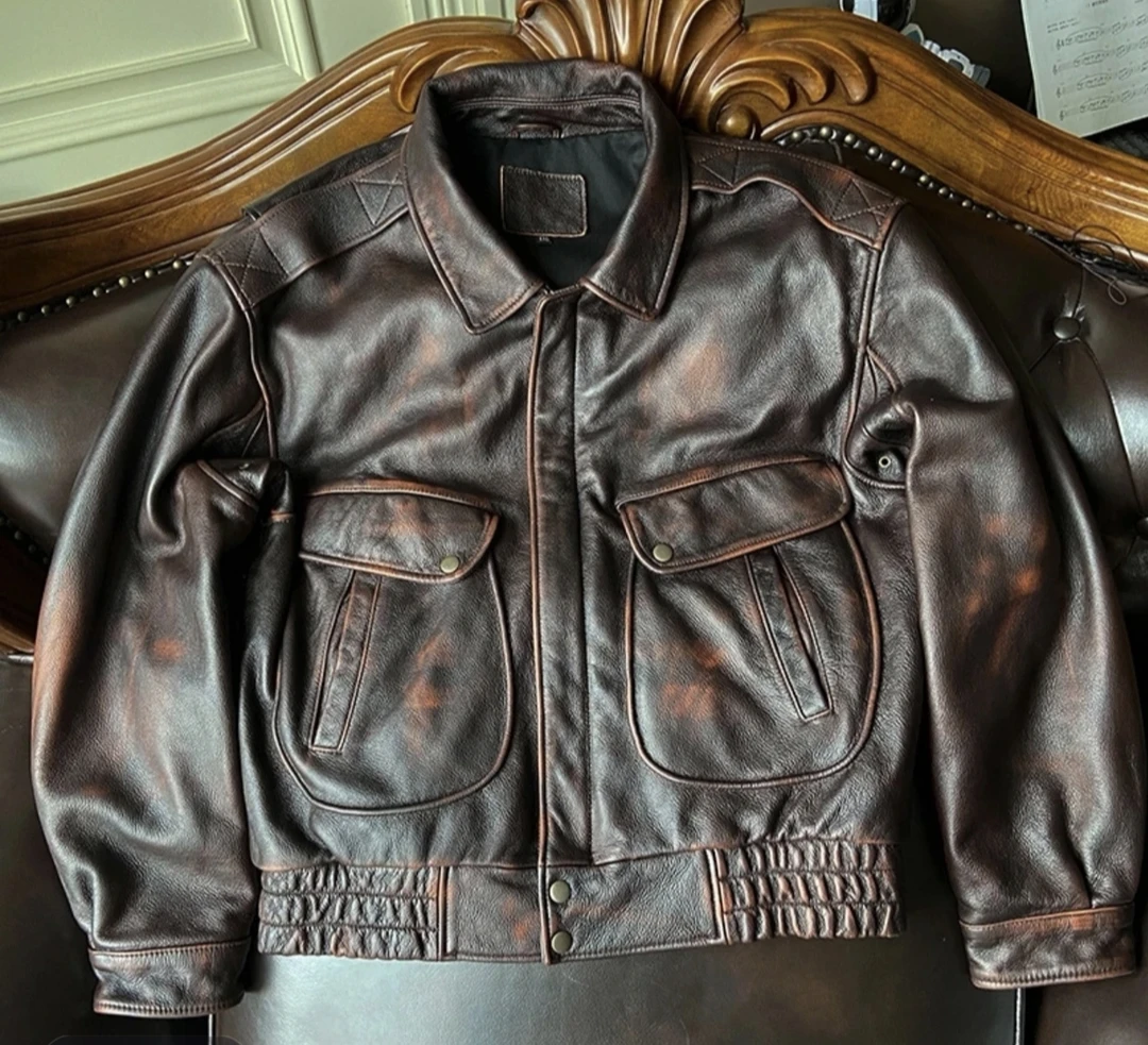 男士真皮皮衣库存 直播间为准（私拍不发）