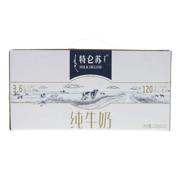 特仑苏 纯牛奶 250ml*12瓶/件
