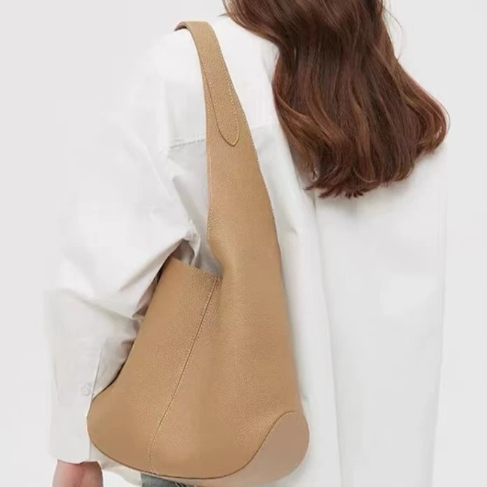 气质感真皮腋下包