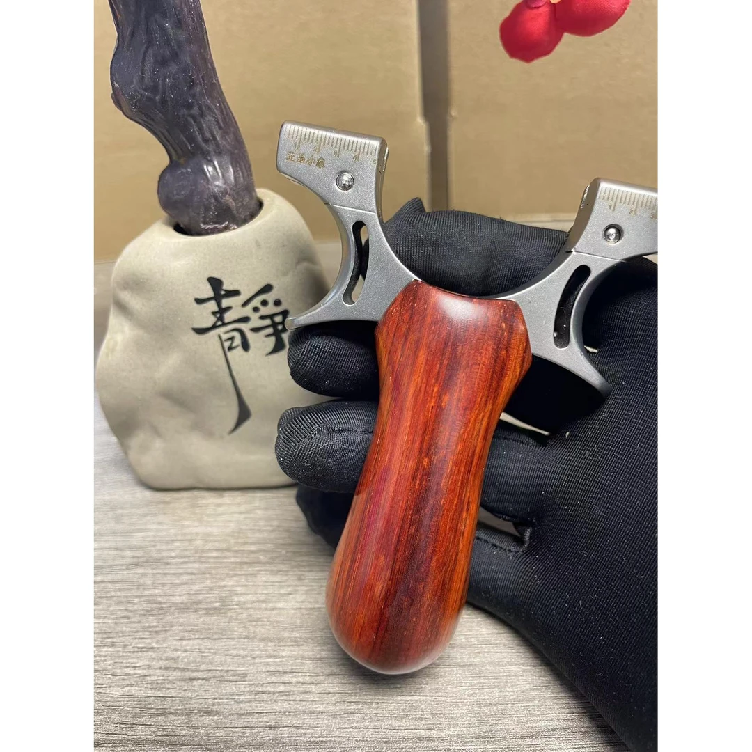 正品木柄小象追龙新手不锈钢玩具户外弹力射击高精准玩具手把
