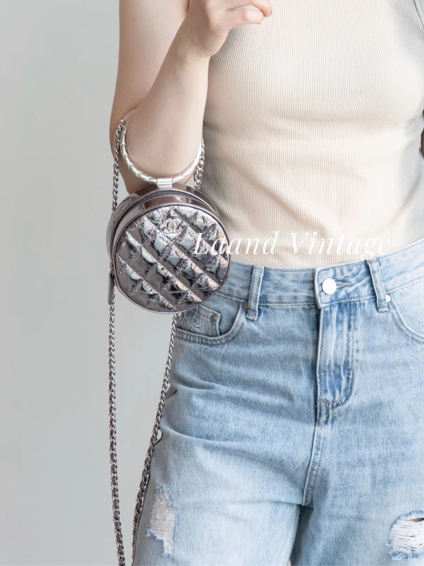95新 Chanel/香奈儿 圆环圆饼包包/05503/Laand中古