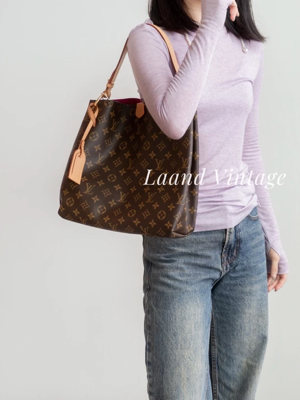 95新 LouisVuitton/路易威登 LVGraceful老花小号包/06028/