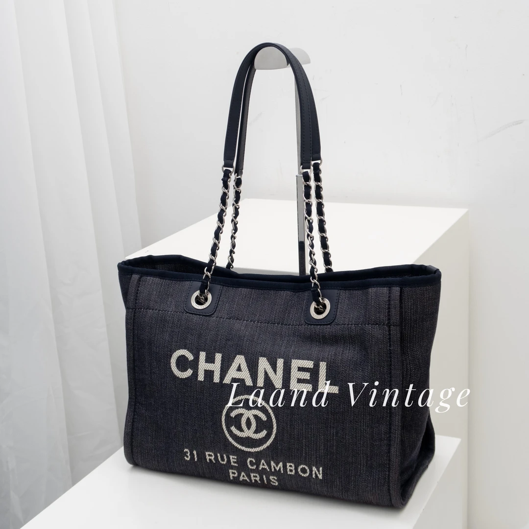 95新 Chanel/香奈儿 沙滩托特包单肩包/05063/Laand中古