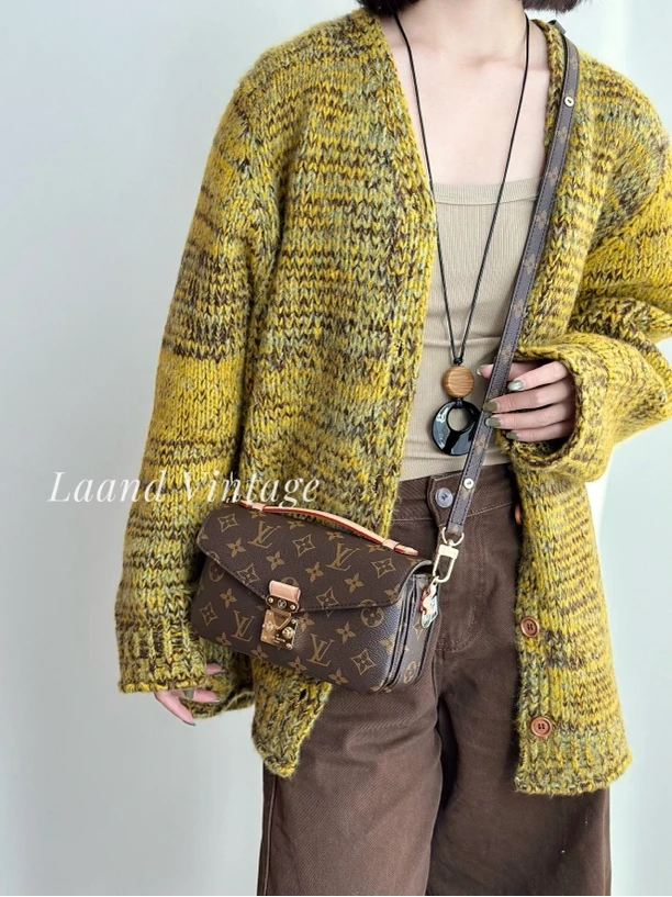 99新 LouisVuitton/路易威登 老花Metis East West邮差包/06305/L
