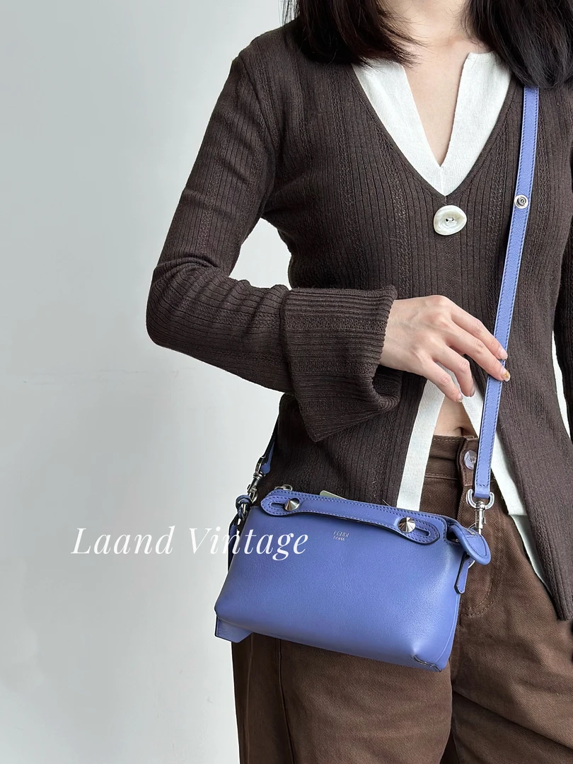 95新 FENDI/芬迪 紫色By the way包包/05120/Laand中古