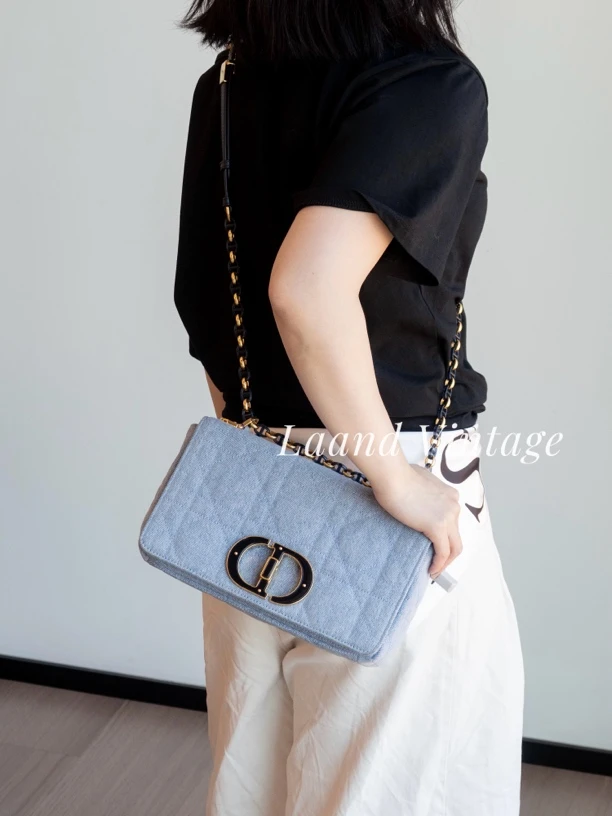 95新 DIOR/迪奥 Dior丹宁caro包包/04932/Laand中古