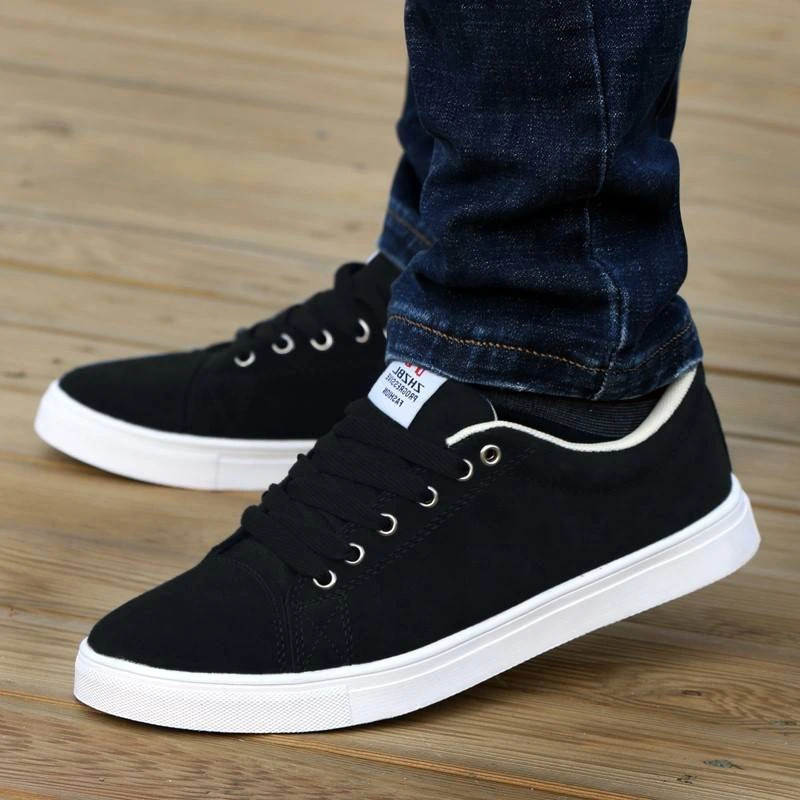 一脚蹬男鞋秋冬新款2025帆布鞋男款休闲低帮舒适布鞋平底板鞋开车
