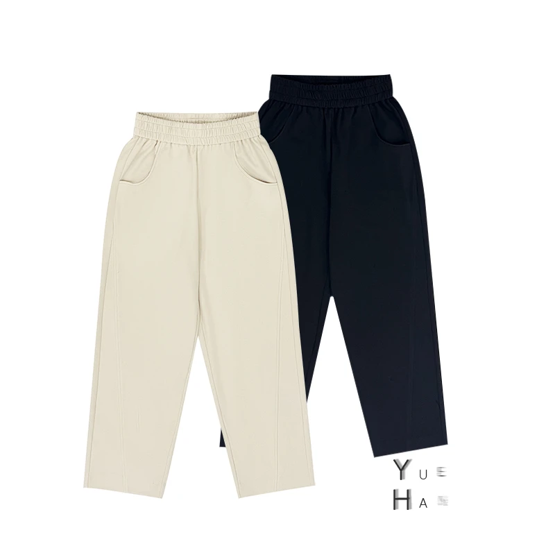 【一世浮生】新品舒适老钱风镰刀裤时尚休闲宽松潮流女休闲裤KZ0905