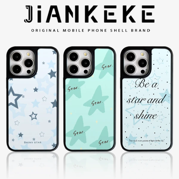 Jiankeke时尚磨砂15promax手机壳防摔适用于苹果13/14pro简约高级