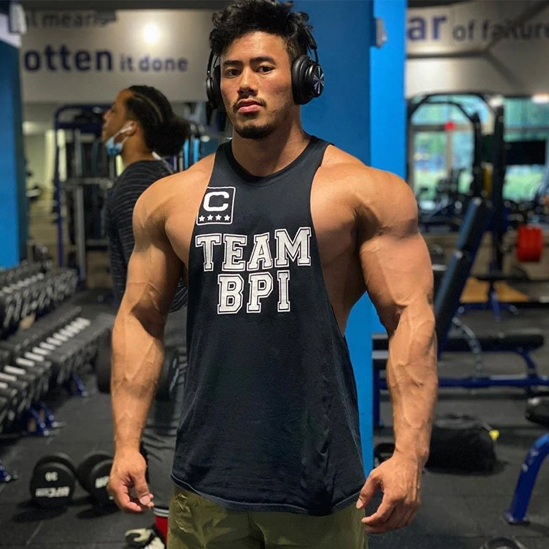 高帅运动背心男健身服大码健美宽松坎肩篮球训练衣潮牌无袖T恤潮