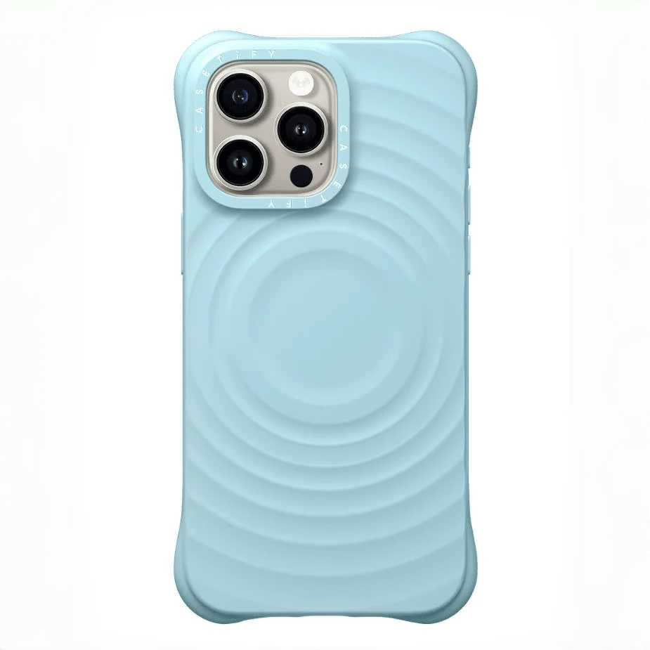 CASETi新款云水蓝松柏绿适用于苹果IPhone15ProMax砾石白沙丘棕14