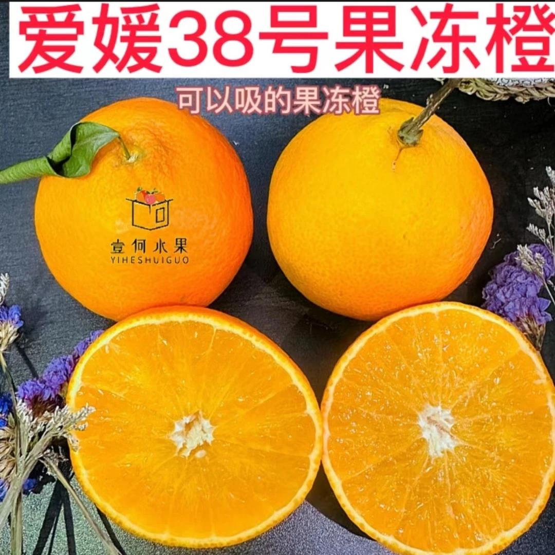 【壹何水果】四川爱媛果冻橙农家自种爱媛橙新鲜采摘产地直发现购买