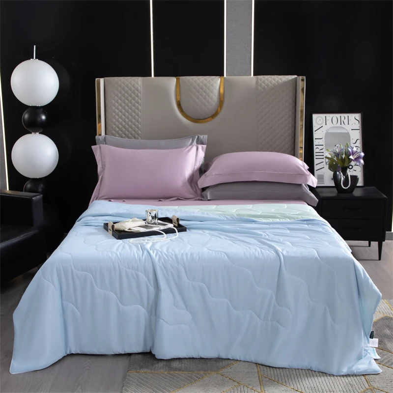 【外贸原单】沐本西川凉感丝夏凉被空调被柔软亲肤凉感被