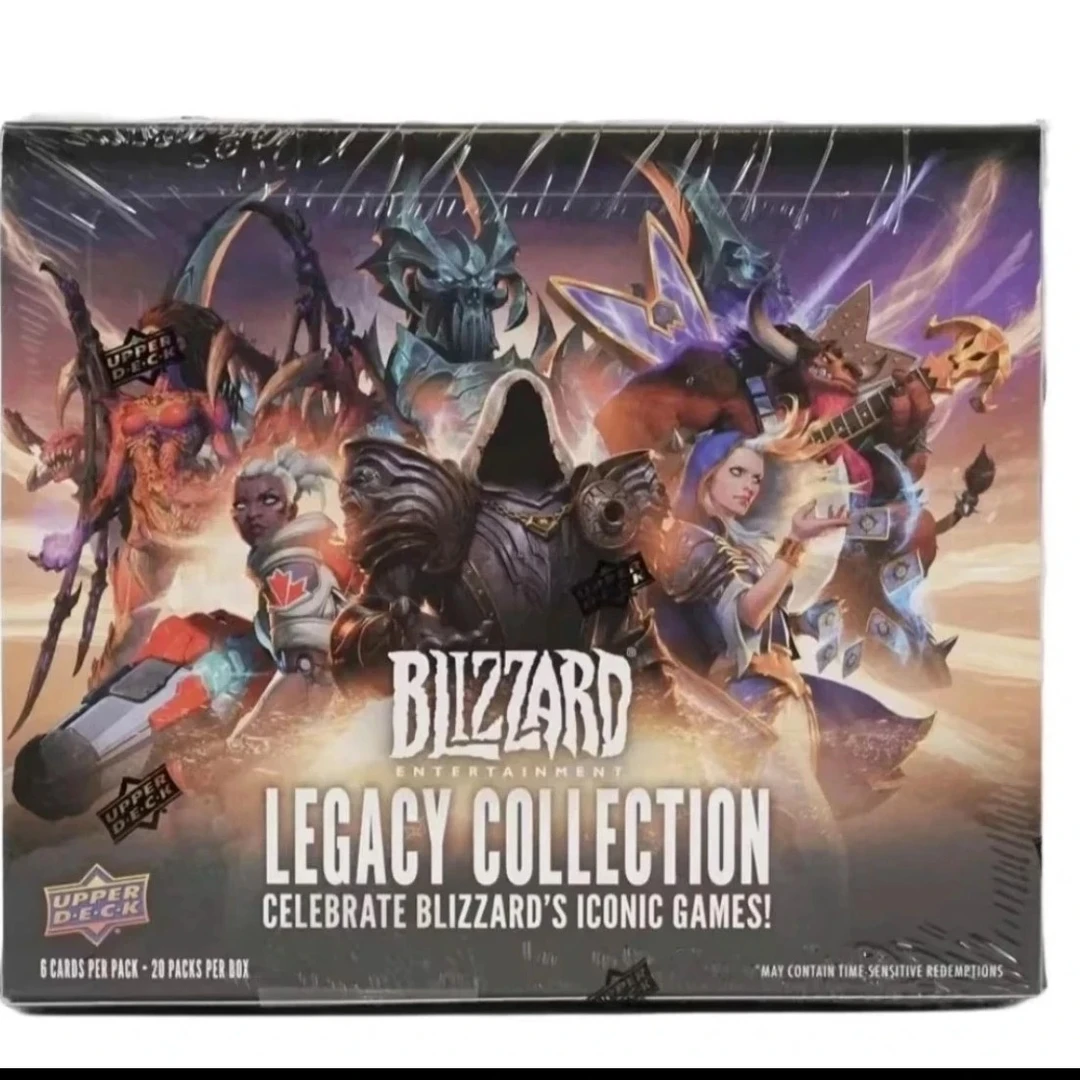 2Upper Deck x暴雪宇宙遗产系列收藏签字魔兽世界守望先锋代拆1包