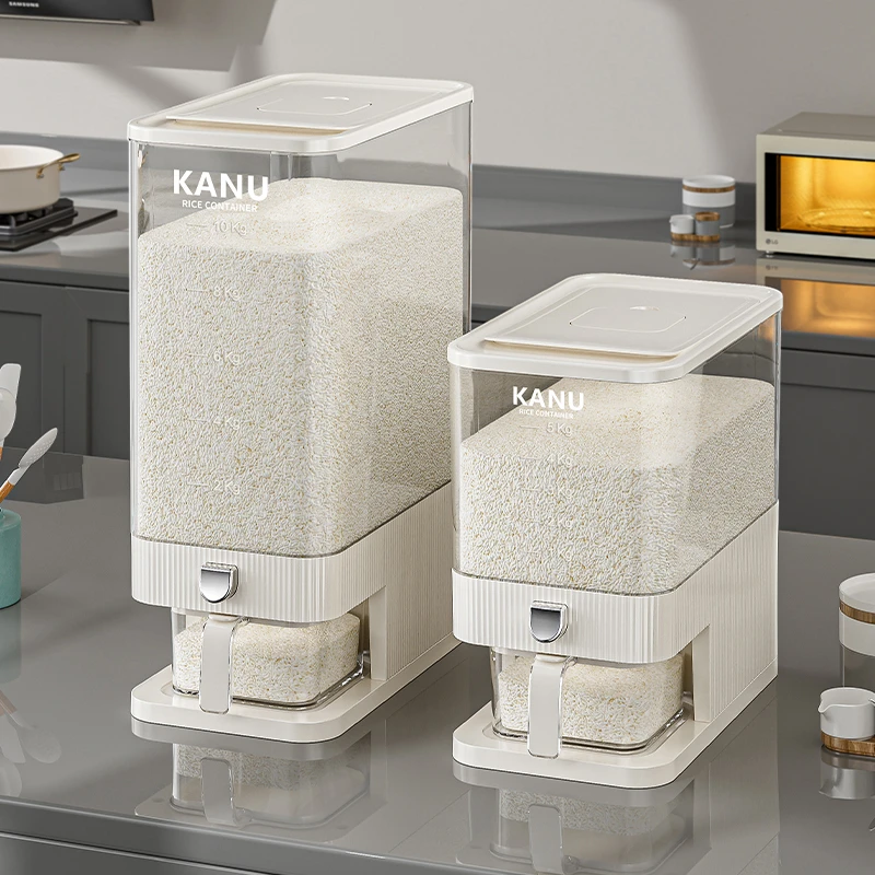 厨房米箱米粮收纳盒米储存容器米缸米桶家用2025新款防虫防潮密封