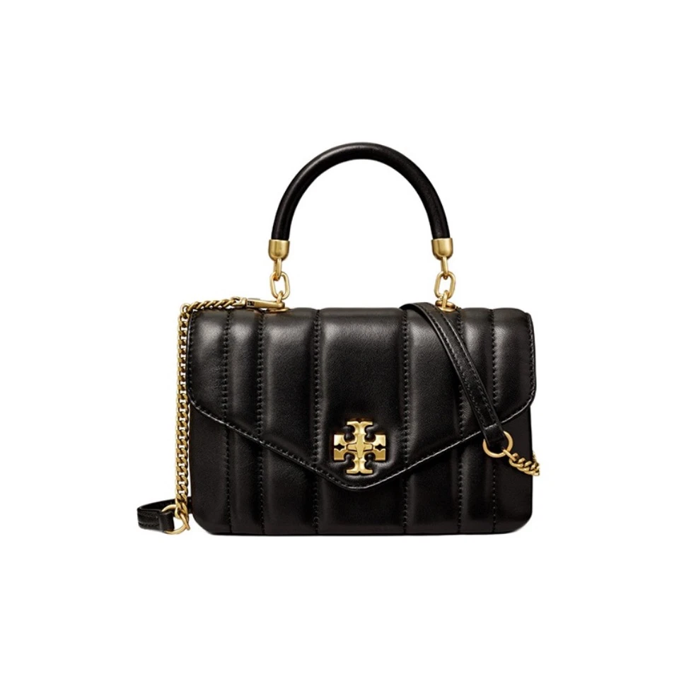 tory burch 迷你 kira黑色拼接手时尚斜挎包143506-001