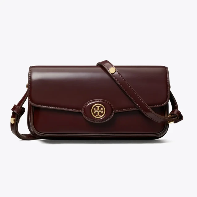 tory burch汤丽柏琦Robinson法棍豆腐酒红色161938-616