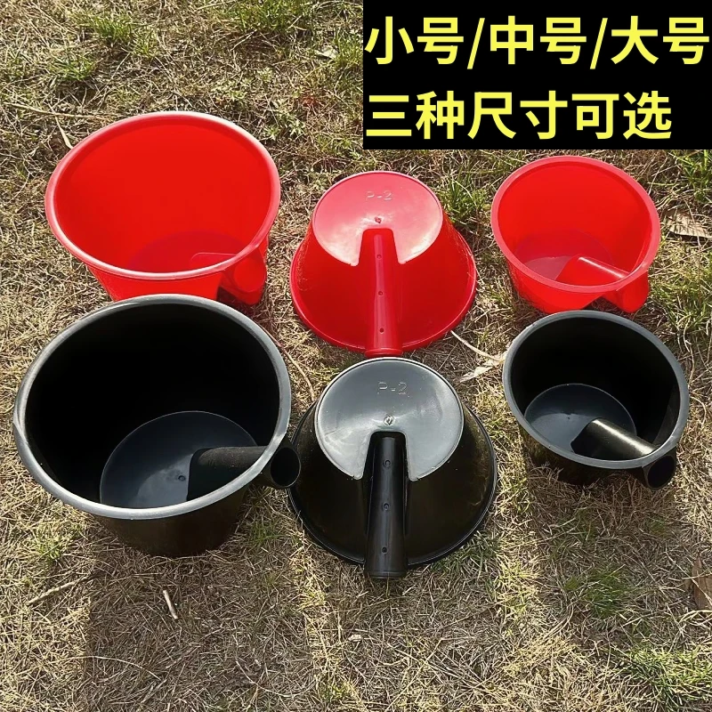 农用工具粪瓢长柄水瓢浇水灌溉熟胶牛津材质水舀子牛筋特大号塑料