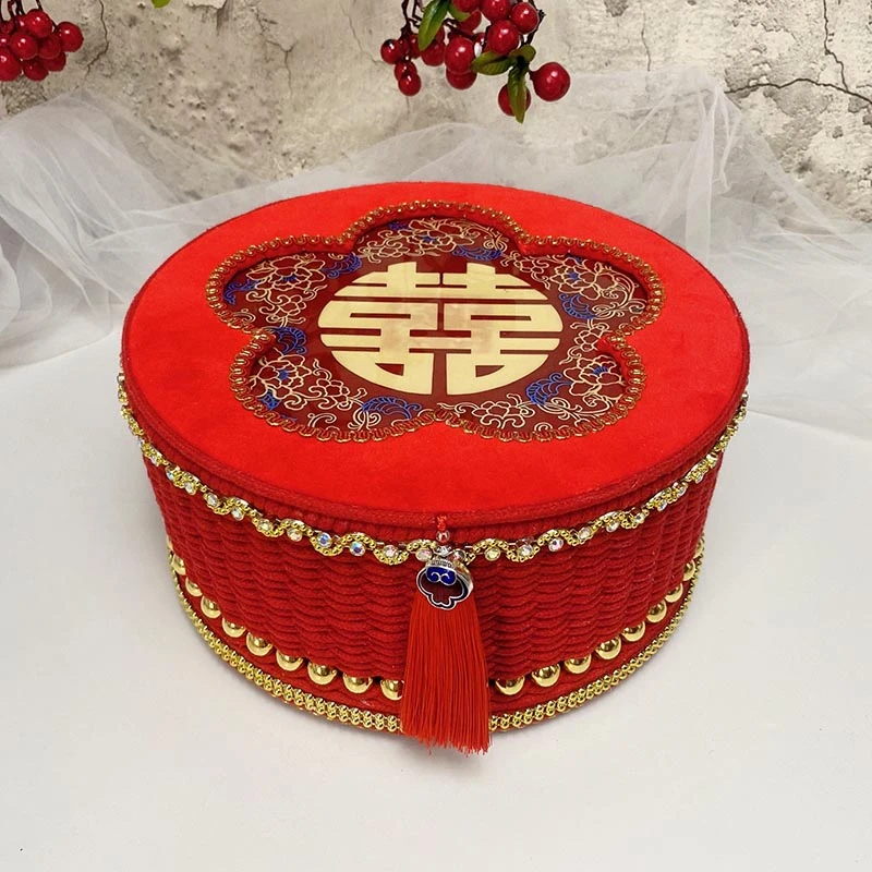 【非成品】吾家有喜DIY手工材料包结婚婚庆喜盒送闺蜜朋友喜糖盒