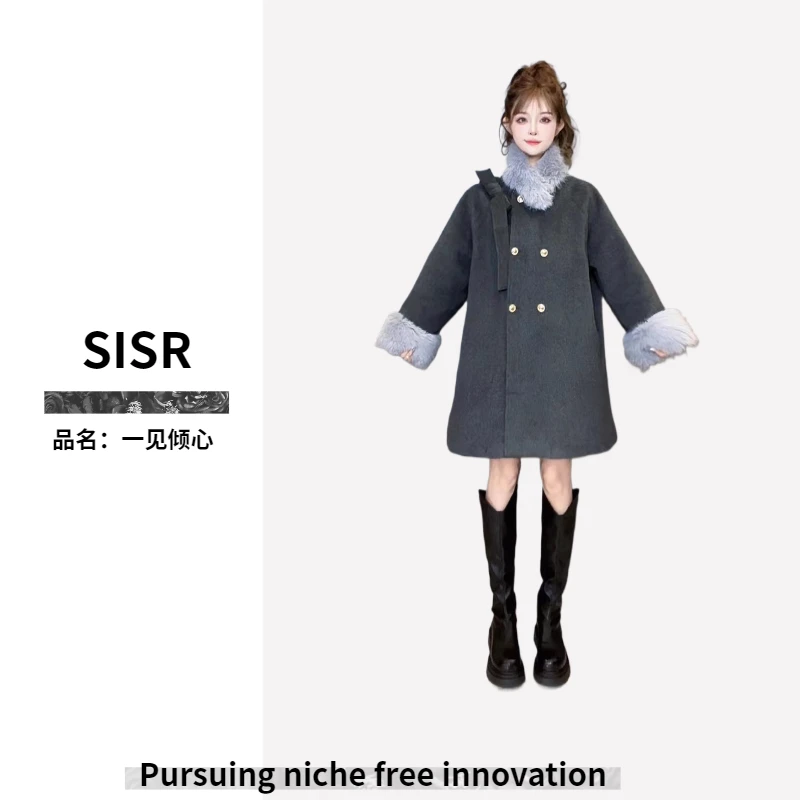 轻奢鎏金系列【一见倾心羽绒斗篷】SISR气质显瘦炸街羽绒斗篷外套