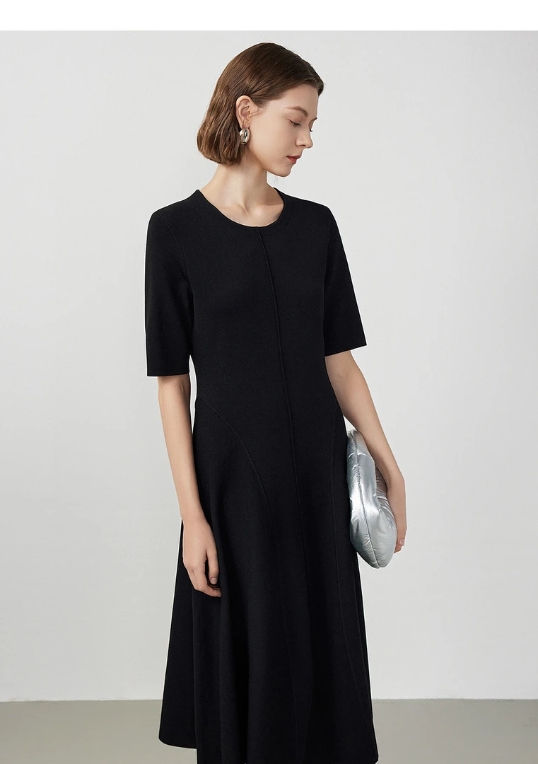 连衣裙气质长裙春夏中长款仙女裙春秋显瘦洋气修身百搭