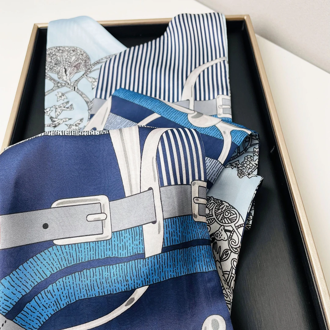 【蓝条腰链】新款飘带蓝色度假长条气质丝巾发带时尚网红145*14CM