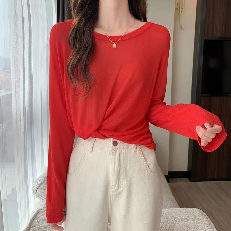 女夏季宽松显瘦防晒罩衫时尚百搭轻薄透气