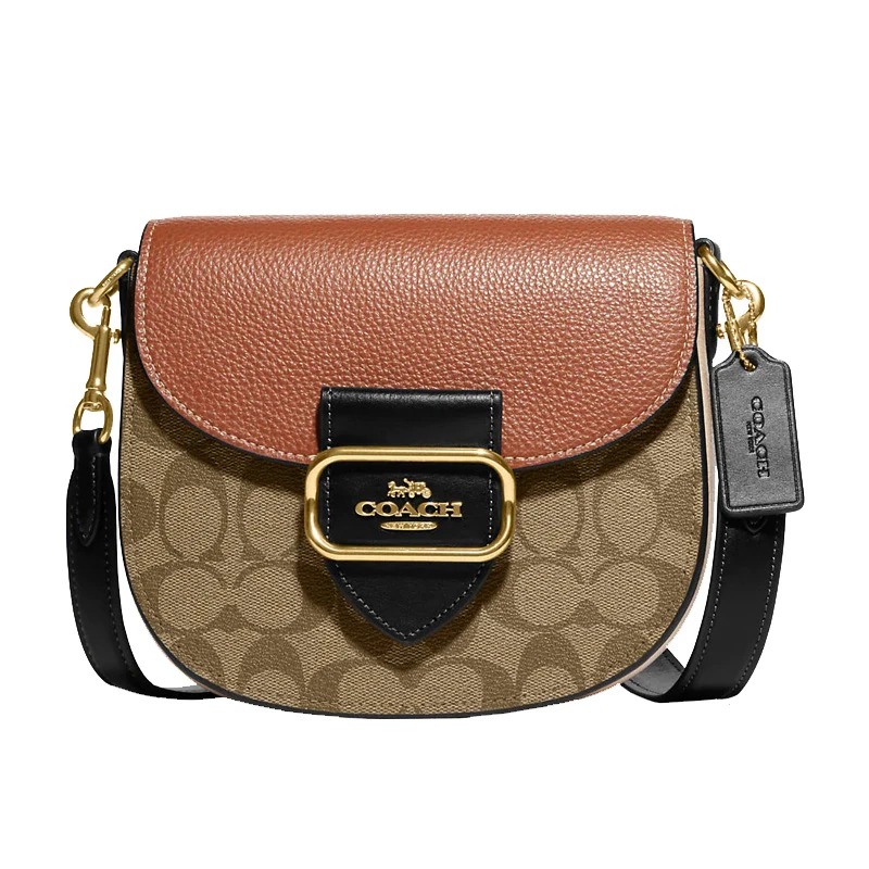 COACH 蔻驰 Morgan Saddle Bag 女士马鞍包斜挎包半圆包 马车扣