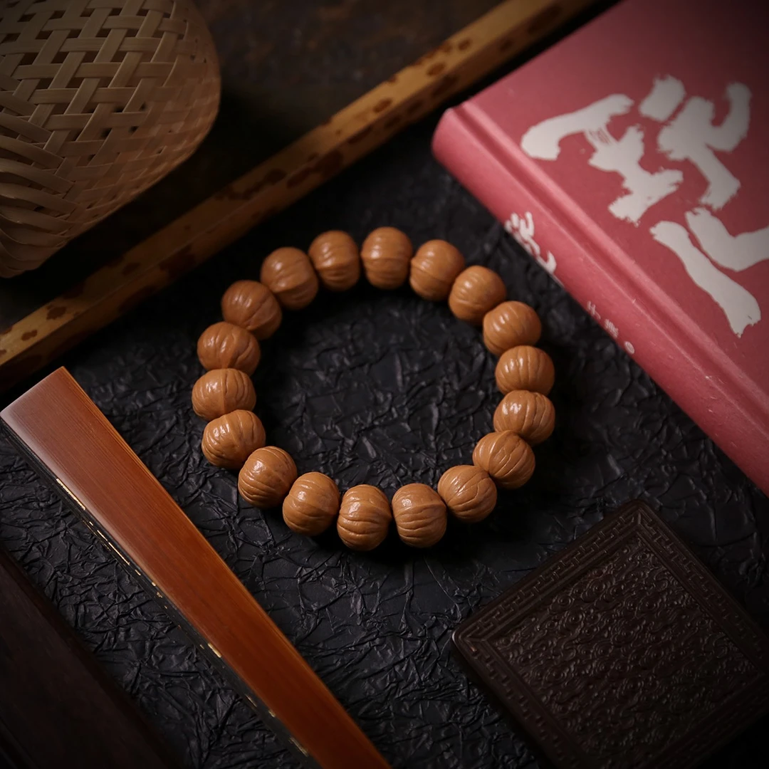 【潘家园王胖子】猴头南瓜手串15mm左右