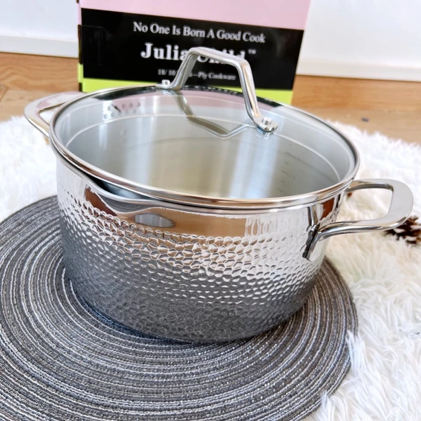 Julia Child 24cm双引流嘴汤锅（深款）高约13cm