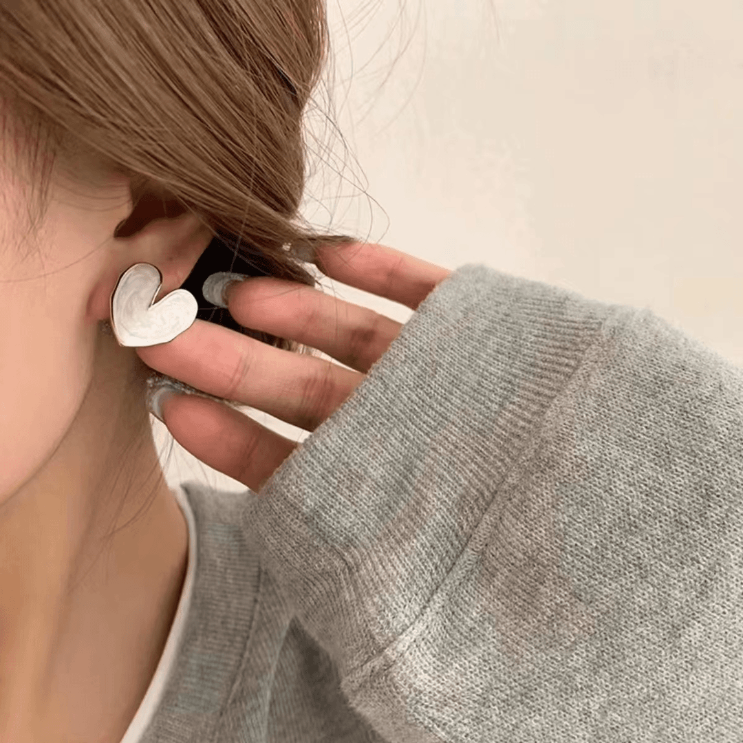 铜合金耳饰 H078  气质ins轻奢时尚百搭小众简约甜美耳饰