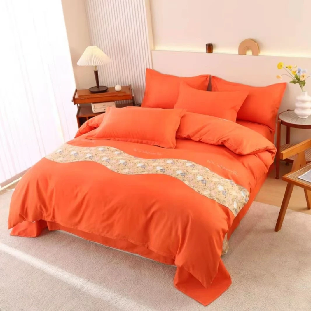 【盛世暖阳】新品加厚双人床单简约磨毛被套柔软爆款亲肤高品质家纺