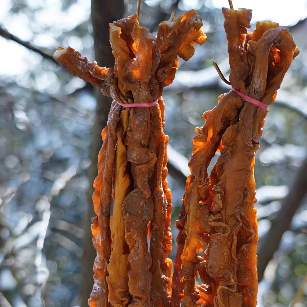 【烟熏腊肥肠】湖南柴火米糠烟熏腊肥肠