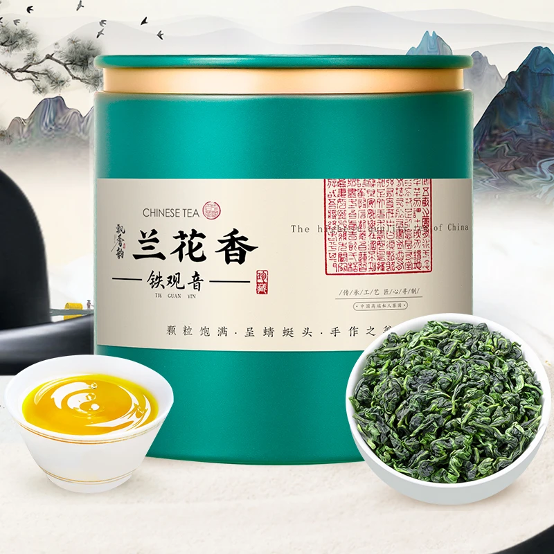 品鉴装2024新春茶兰花香铁观音浓香型茶叶安溪高山祥华乌龙茶