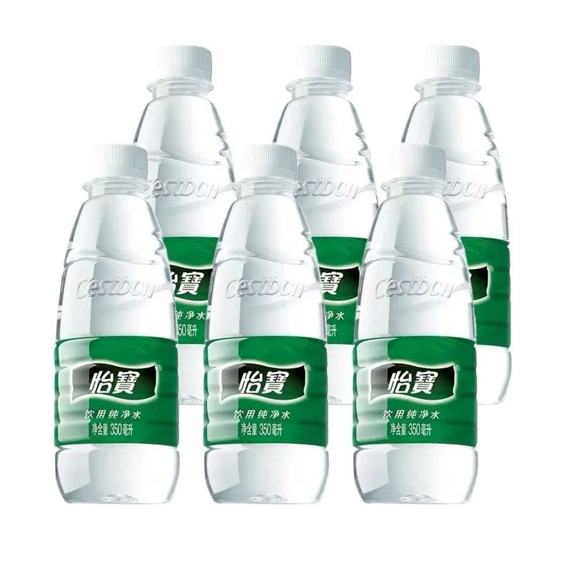 怡宝饮用纯净水350ml*6瓶包邮便携迷你瓶装小瓶解渴怡宝饮用水yb