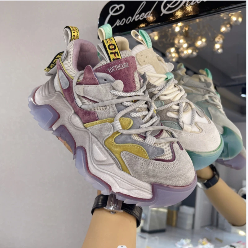 【绿野仙踪】2023新款百搭时尚舒适增高系带运动休闲鞋999-8