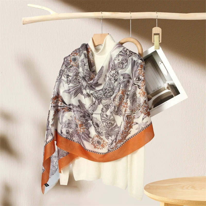 【映日花苑】戒指绒长巾尺寸70*200cmGD666-YRC2413