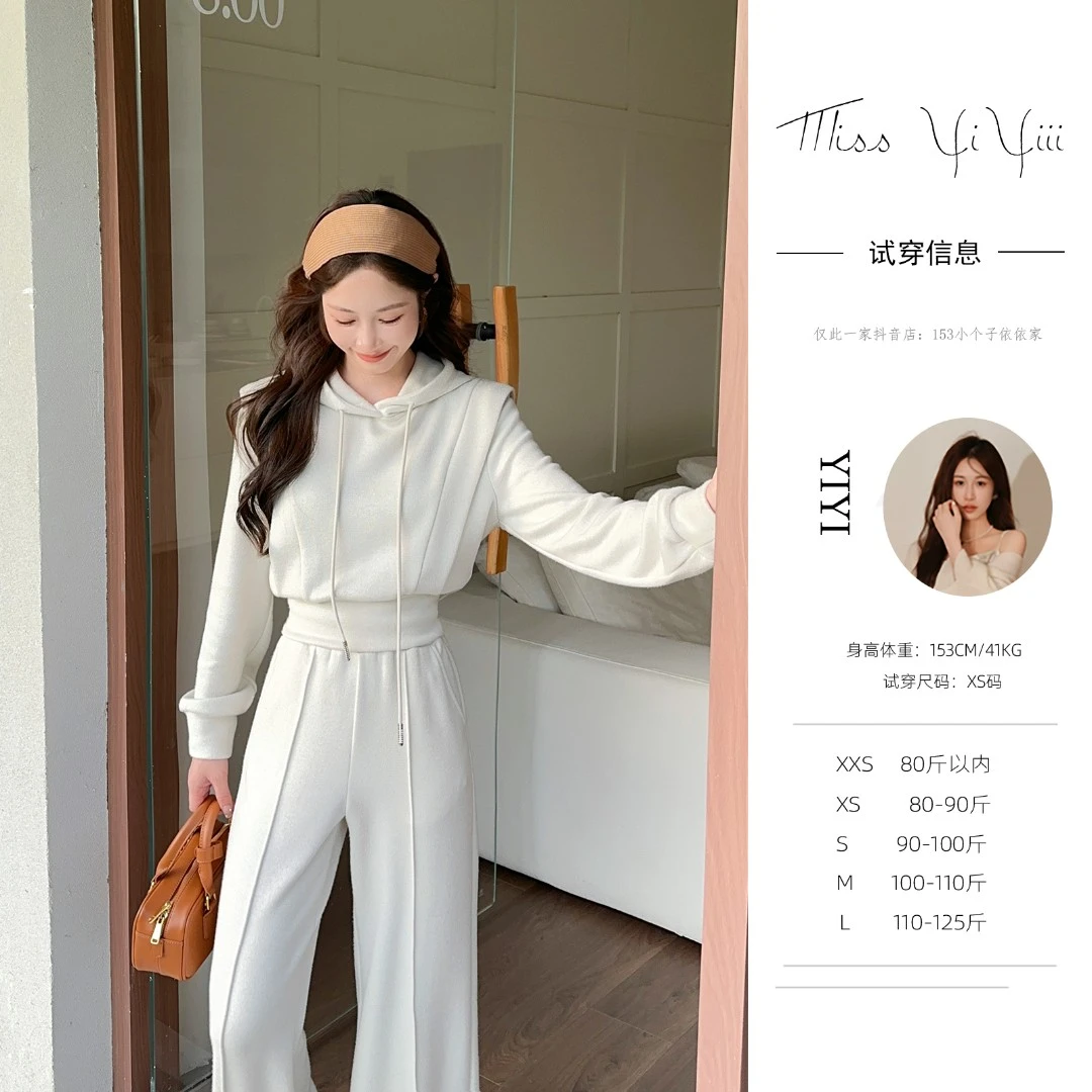 【奶油布拉格】<618超级大促>小个子美式拼接廓形抽绳连帽卫衣高腰