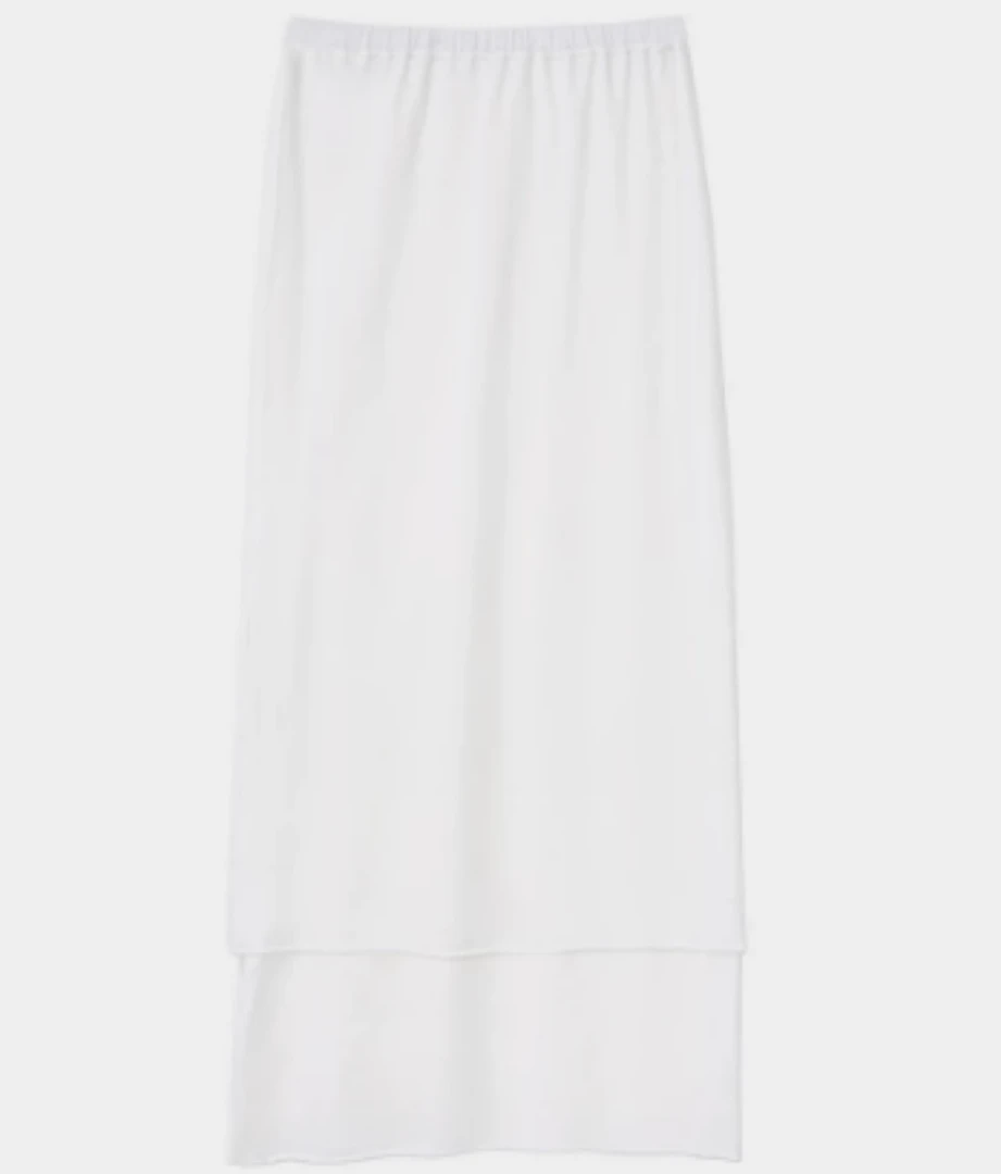 New slack NQ24818 软糯双层设计师款羊毛羊驼毛半身裙