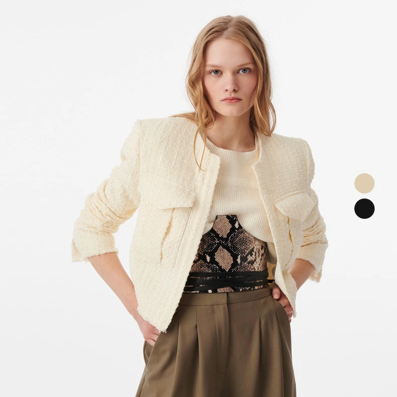 IRO Night 肌理感小香风外套法式轻奢25早春新款