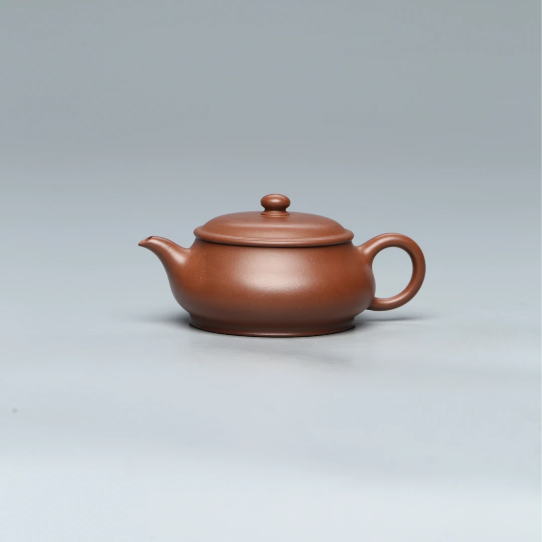 GXJ 33 达观紫器【清石轩】顾新君 明炉 紫泥 160cc 紫砂壶清一壶