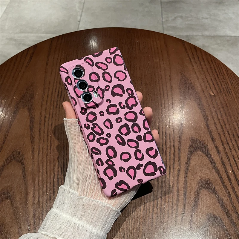 适用荣耀magic V2手机壳折叠屏水贴豹纹爱心图案折叠屏保护壳网红