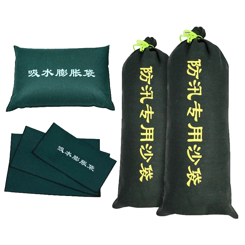 专用防汛沙袋抗洪挡水防洪沙袋布袋拉绳吸水膨胀下大雨防水沙包