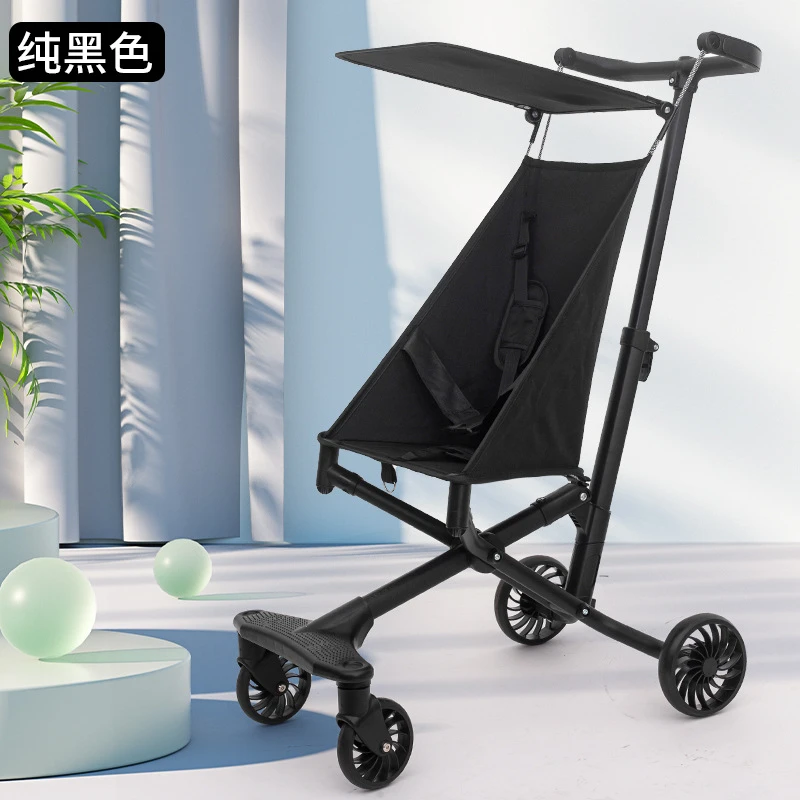 轻便宝宝推车婴儿车折叠收车中大童手推车儿童旅行车透气便携出行